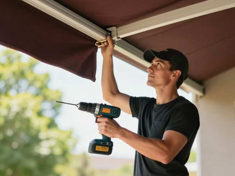 como instalar un toldo